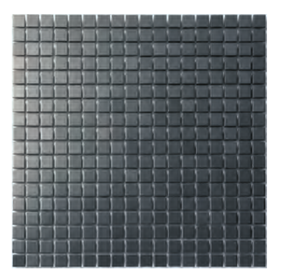 China Factory Black Backsplash Stainless Steel Metal mosaic Tiles